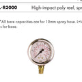GAUGE 63MM 0-6000KPA 1/4 inch B/E