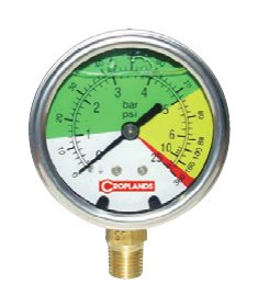 GAUGE ISOMETRIC 100MM 25 BAR B/E