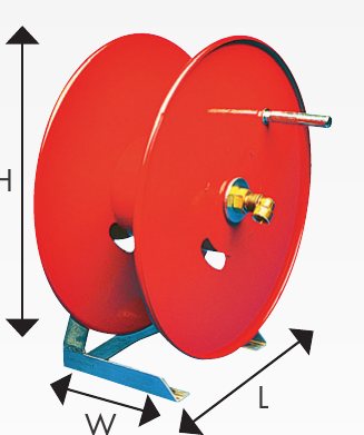 HOSE REEL 50MT 12MM B/MOUNT AB101