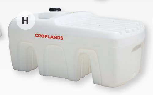TANK 400L SQUARE C/W LID & OUTLET